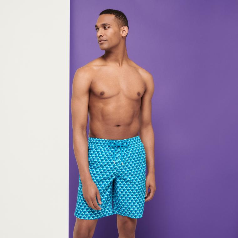 Badeshort OKOA MIKROWAVES Bleu Lazuli